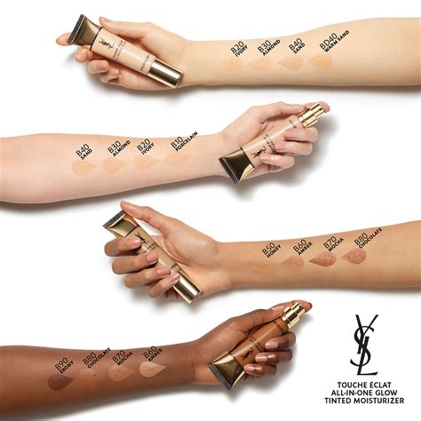 yves saint laurent touche eclat foundation swatches